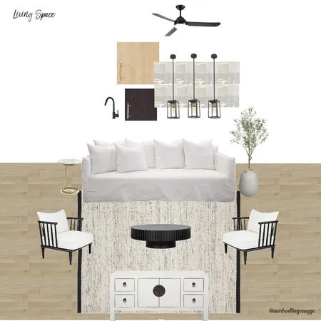 Living Space Interior Design Mood Board by Casa Macadamia on Style Sourcebook