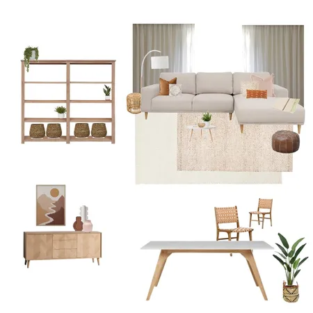 Module 10 - Completed Assignment Living Dining Interior Design Mood Board by Mgj_interiors on Style Sourcebook