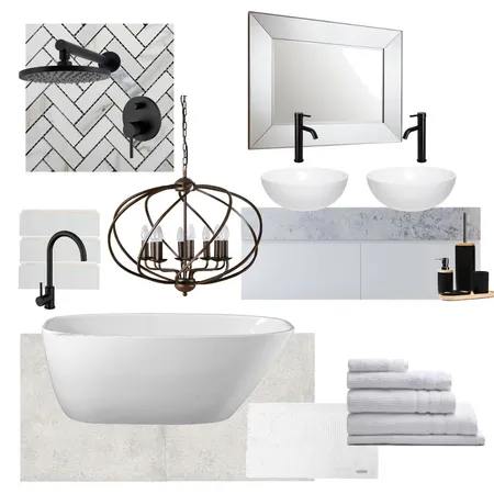 Modern Bathroom Interior Design Mood Board by Interior Revamps on Style Sourcebook