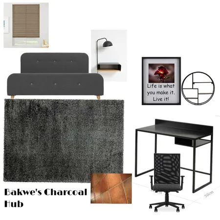 Bakwe's Charcoal Hub Interior Design Mood Board by DeborahM on Style Sourcebook