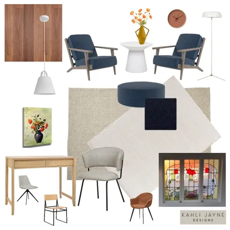 Contemporary Modernist Sitting Room Interior Design Mood Board by Kahli Jayne Designs on Style Sourcebook