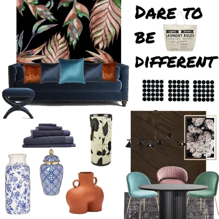 Dare to be Different Interior Design Mood Board by JessieCain on Style Sourcebook