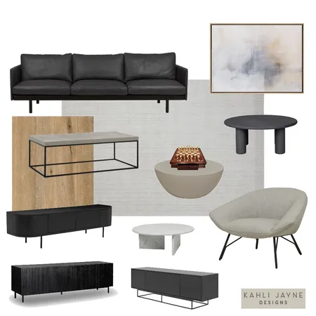 Contemporary Living Room - Balmoral Interior Design Mood Board by Kahli Jayne Designs on Style Sourcebook