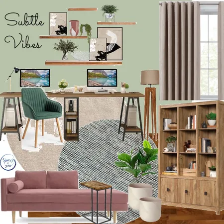 Natural & Subtle Home office Interior Design Mood Board by Spaces&You on Style Sourcebook