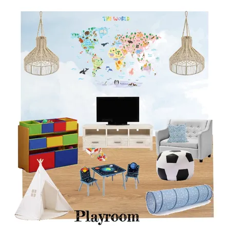 Playroom Interior Design Mood Board by Airlie Dayz Interiors + Design on Style Sourcebook