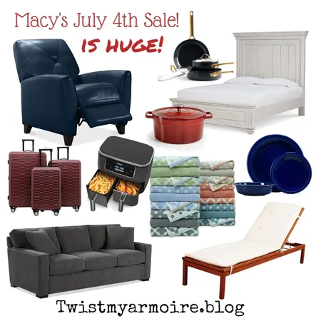 Macy's June Sale Interior Design Mood Board by Twist My Armoire on Style Sourcebook