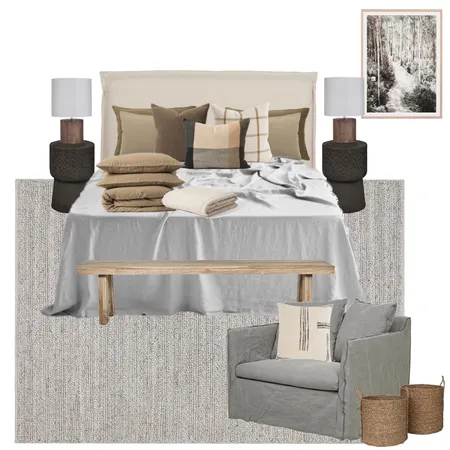 Moina - Bed 4 Interior Design Mood Board by Sophie Scarlett Design on Style Sourcebook