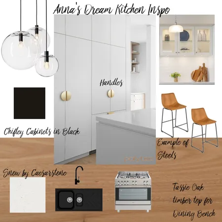 Anna's Dream Kitchen Interior Design Mood Board by Kateandodesign on Style Sourcebook