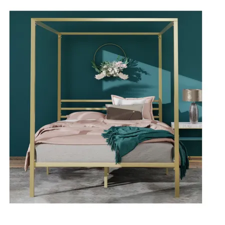 Gold Bedroom Interior Design Mood Board by BecHeerings on Style Sourcebook