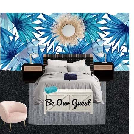 Tropical Calm Guest Room Interior Design Mood Board by Airlie Dayz Interiors + Design on Style Sourcebook