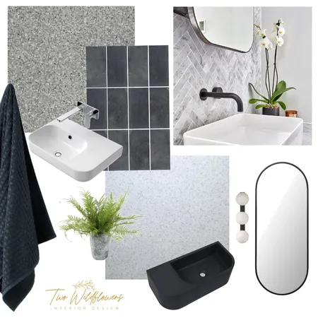 Hobart Powder Rooms Interior Design Mood Board by Two Wildflowers on Style Sourcebook