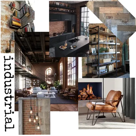 Industrial inspiration Interior Design Mood Board by Torijessie on Style Sourcebook