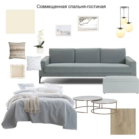 Совмещенная спальня гостиная Interior Design Mood Board by Юлия Александрова on Style Sourcebook