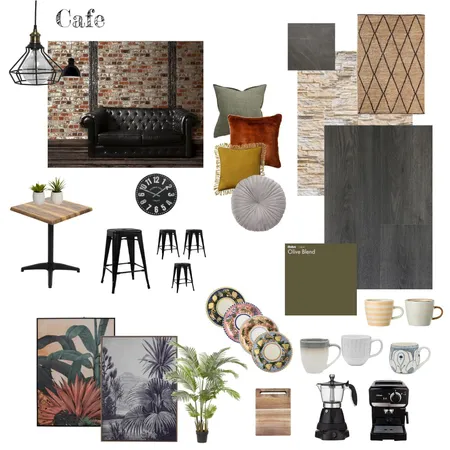 cafe Interior Design Mood Board by jessicae on Style Sourcebook