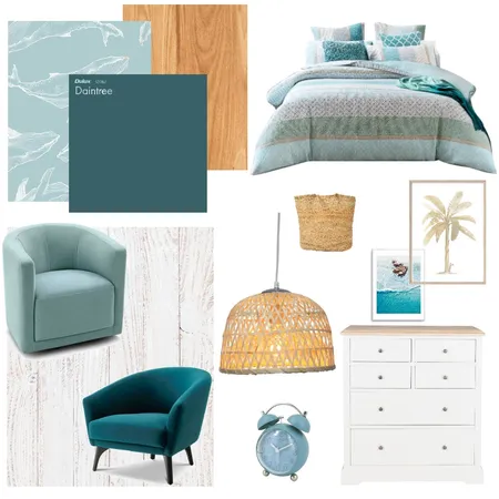 Beachy Bedroom Interior Design Mood Board by Hazel :) on Style Sourcebook