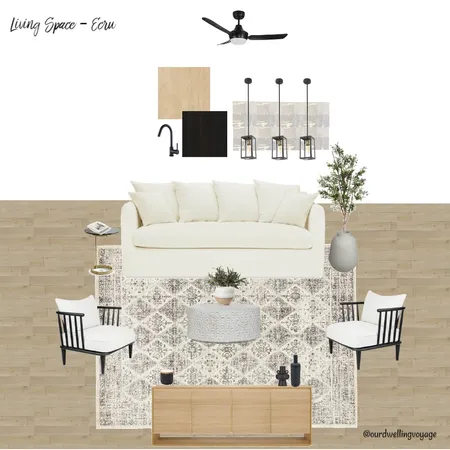 Living Space - Ecru Interior Design Mood Board by Casa Macadamia on Style Sourcebook