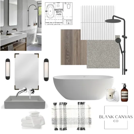 BJ Master Bathroom 1 Interior Design Mood Board by joanneho on Style Sourcebook