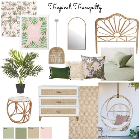 Tropical Tranquility Interior Design Mood Board by shefalidaya on Style Sourcebook