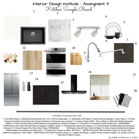 Interior Design Institute - Kitchen Interior Design Mood Board by Angeliki Sar on Style Sourcebook
