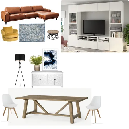 Living & Dining Room Interior Design Mood Board by Phoenix Interiors on Style Sourcebook