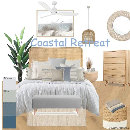 Coastal Retreat Interior Design Mood Board by Asscher Designs on Style Sourcebook