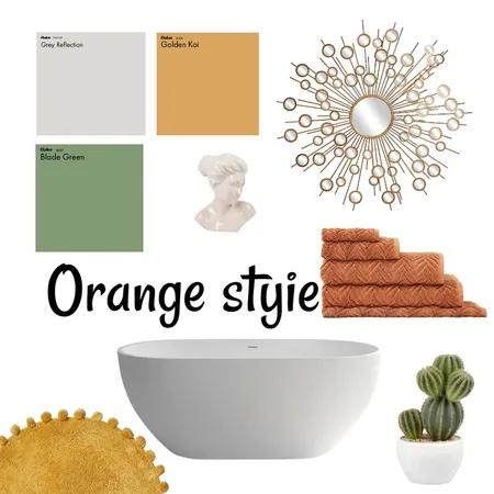 orahge style Interior Design Mood Board by YanaRudenko on Style Sourcebook