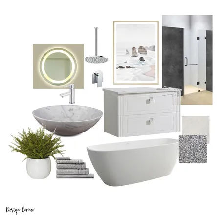 Bath Deco Interior Design Mood Board by shey on Style Sourcebook