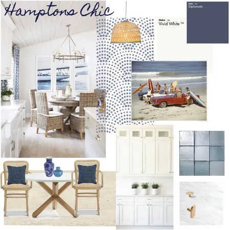 Hamptons Chic Interior Design Mood Board by mollyleopold on Style Sourcebook