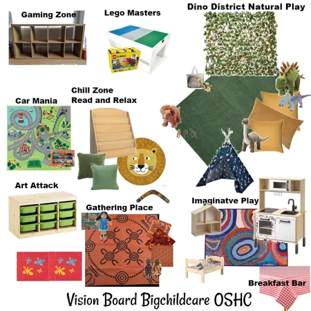 Vision Board Big Childcare OSHC Interior Design Mood Board by Sianhatz on Style Sourcebook