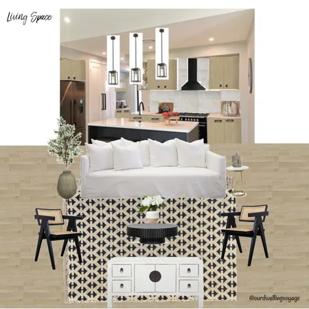 Living Space - Rug Contrast Interior Design Mood Board by Casa Macadamia on Style Sourcebook