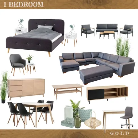 1 BR GOLD Interior Design Mood Board by Toni Martinez on Style Sourcebook