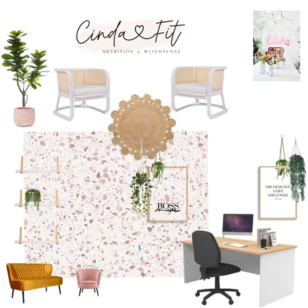 Cindafit Office Interior Design Mood Board by Williams Way Interior Decorating on Style Sourcebook