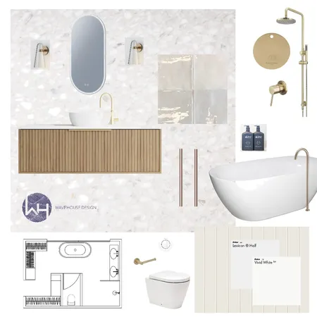 Lansdowne Ensuite Interior Design Mood Board by Vanessa Ondaatje on Style Sourcebook