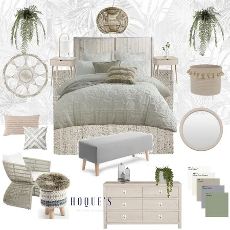Country Style Bedroom Interior Design Mood Board by Nilufa Hoque on Style Sourcebook