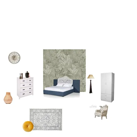 חדר שינה מונוכרומטי Interior Design Mood Board by miri uzan on Style Sourcebook