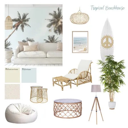 Tropical Beach House Interior Design Mood Board by mgtthewng on Style Sourcebook