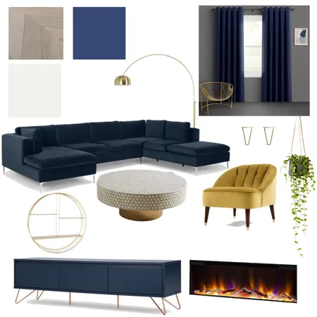 Module 9 Living Interior Design Mood Board by toutest_claire on Style Sourcebook