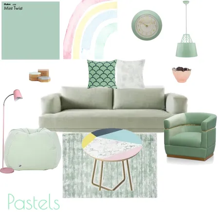 pastels for kelly Interior Design Mood Board by ebarry25 on Style Sourcebook