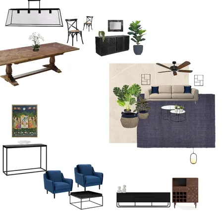 Lounge/Family/Dining Interior Design Mood Board by dharitri14 on Style Sourcebook