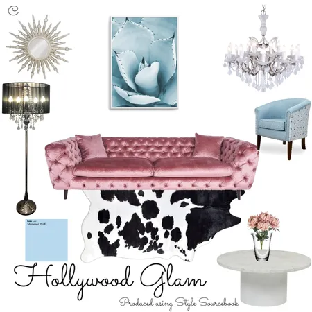 Hollywood Glam Interior Design Mood Board by rmccu1 on Style Sourcebook