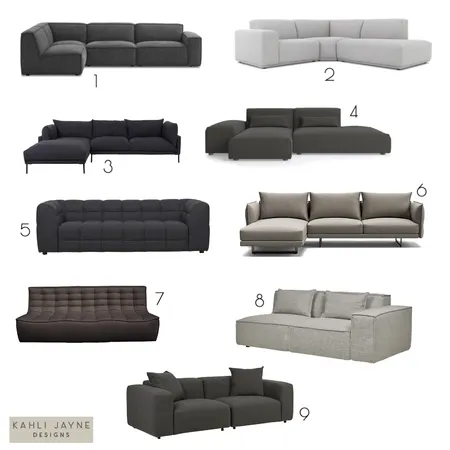 Contemporary Fabric Sofas - Balmoral Interior Design Mood Board by Kahli Jayne Designs on Style Sourcebook