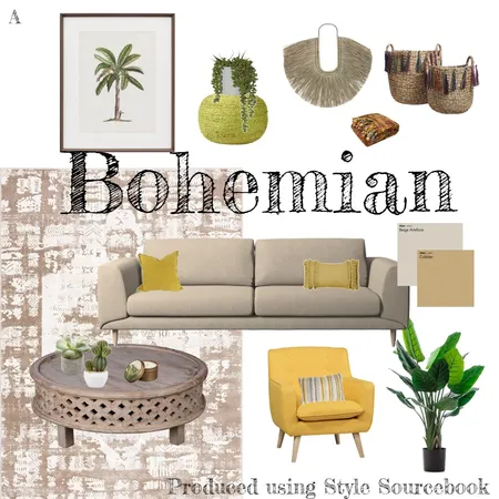 Bohemian Interior Design Mood Board by rmccu1 on Style Sourcebook