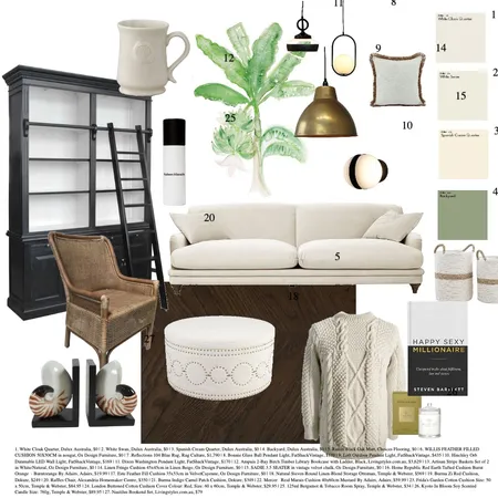 WINTER KAHUNA BAY LIVING Interior Design Mood Board by Caley Ashpole on Style Sourcebook