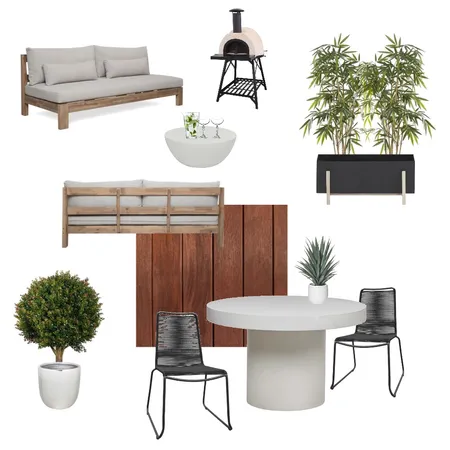 Contemporary Outdoor Area - Concept 2 Interior Design Mood Board by Kahli Jayne Designs on Style Sourcebook