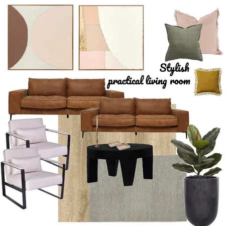 stylish practical living room Interior Design Mood Board by VV Interior Spaces on Style Sourcebook