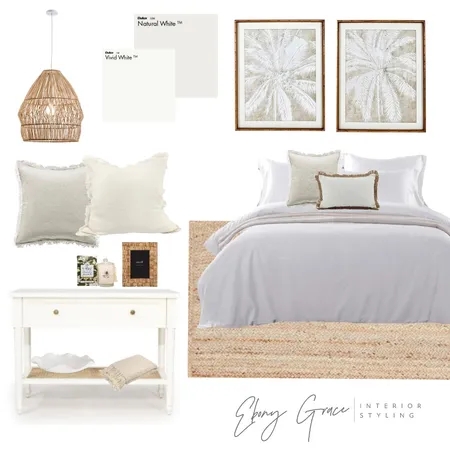 Palm Beach - Master Bedroom Interior Design Mood Board by Ebony Grace Interiors on Style Sourcebook