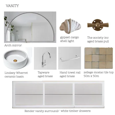 main bath vanity Interior Design Mood Board by RACHELCARLAND on Style Sourcebook