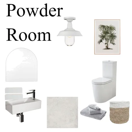 Powder Room Interior Design Mood Board by Emma Nicole on Style Sourcebook