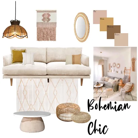 Bohemian Chic Interior Design Mood Board by Liezel.13 on Style Sourcebook