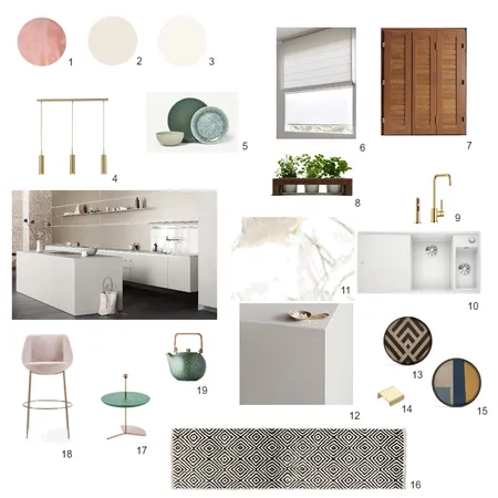 Module 9 Kitchen Interior Design Mood Board by ishigoel on Style Sourcebook